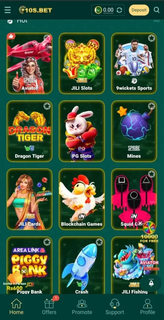 10sBet Game
